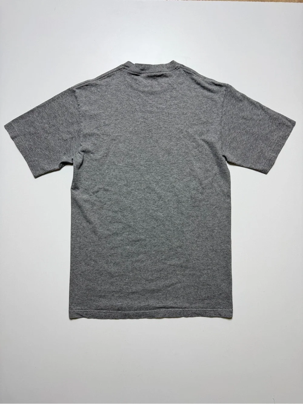 Vintage Stussy Logo Short Sleeve T-Shirt Mens Medium Gray Orange Y2K Surf - Picture 2 of 6